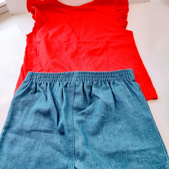 Red White and Blue Shorts and Shirt Combo - Picture 4 of 8